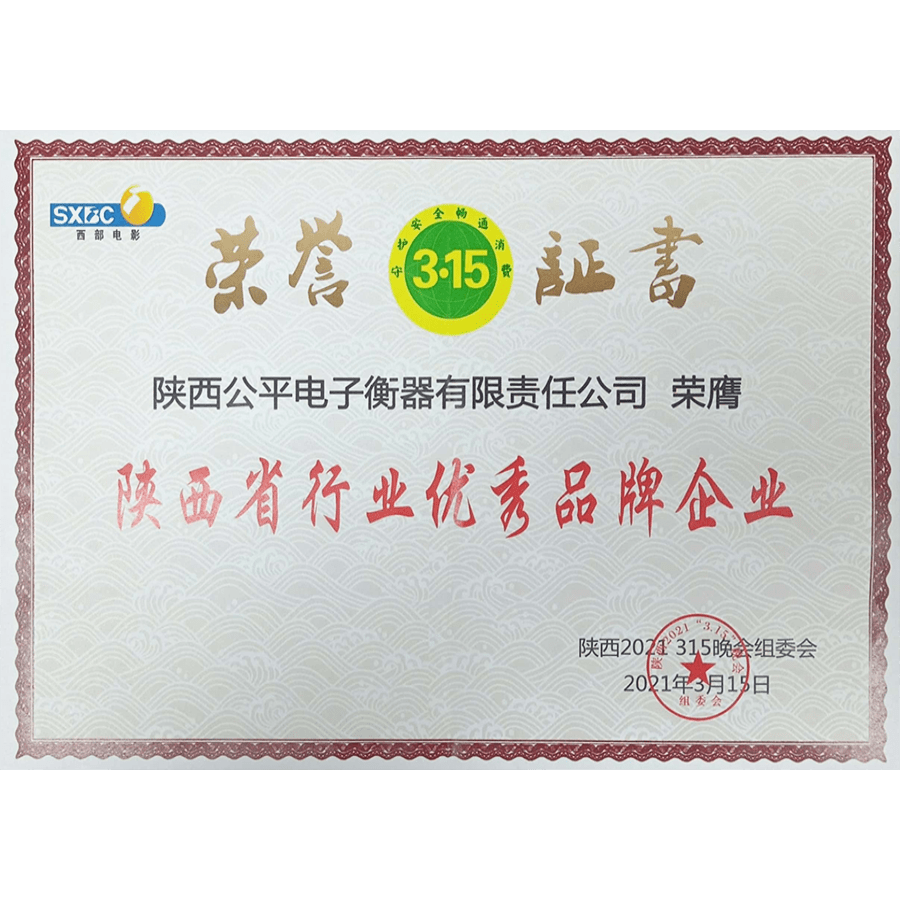 陝西(xī)行(xíng)業(yè)優秀品牌企業(yè)